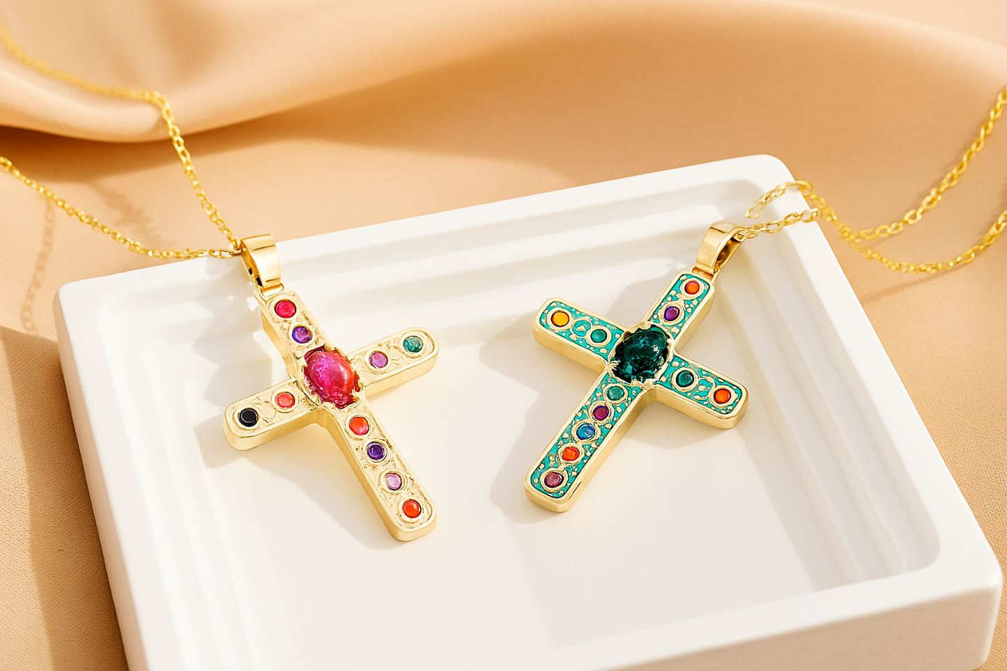 Enamel Cross