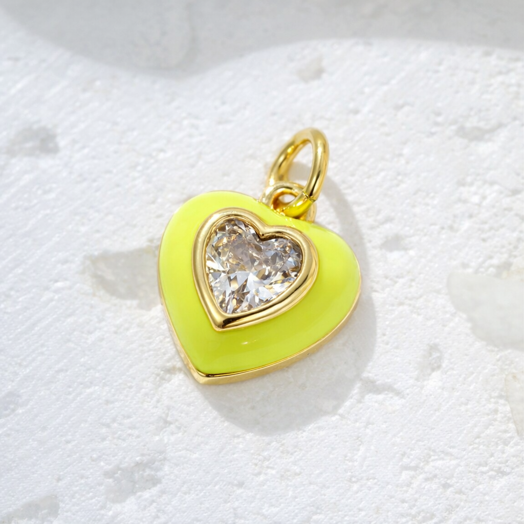 Enamel mini heart