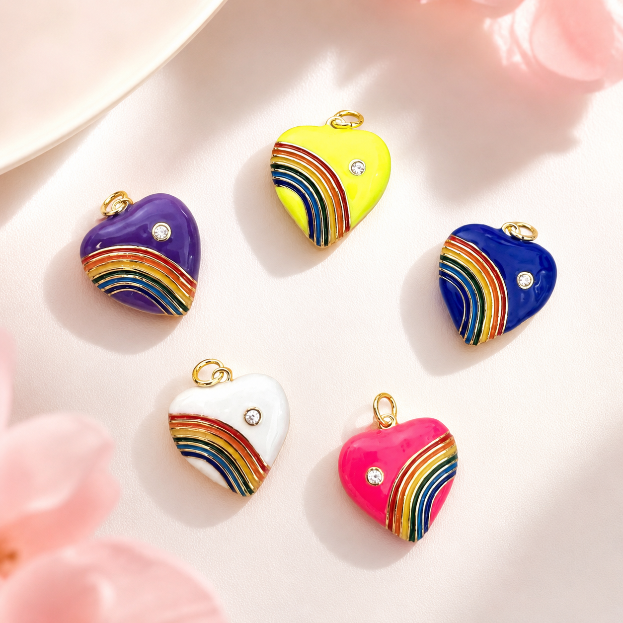Color Me Love enamel charm