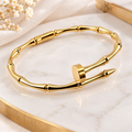 ✨ Golden Bamboo Nail Bangle ✨