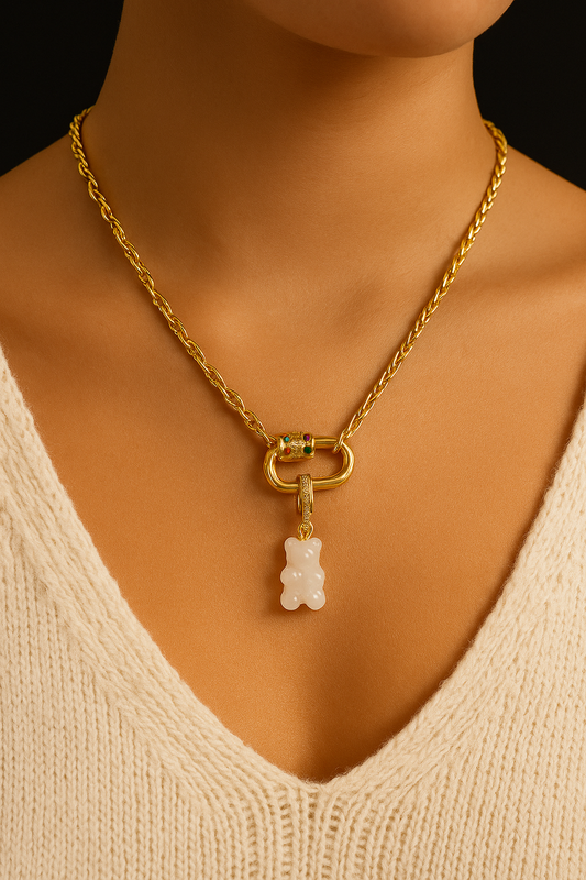 Custom Jelly Bear Necklace